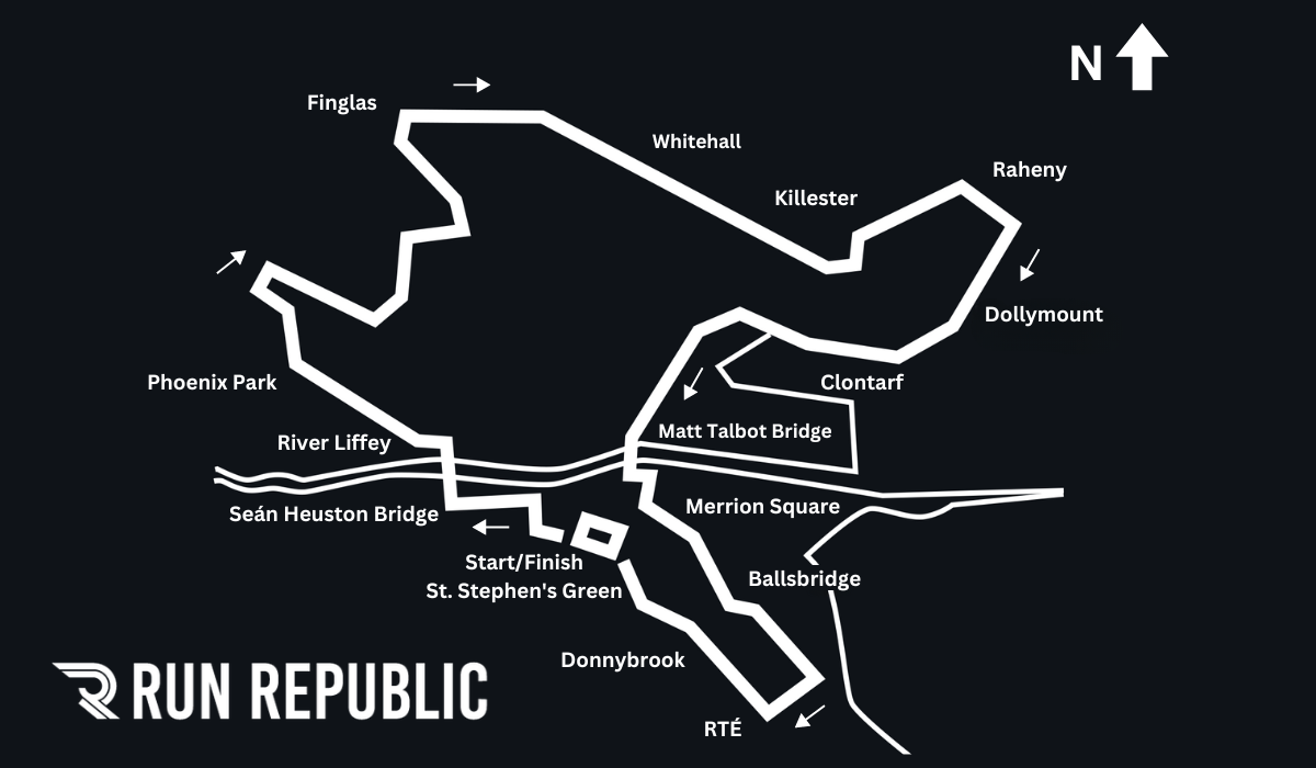 The Original Dublin Marathon Route