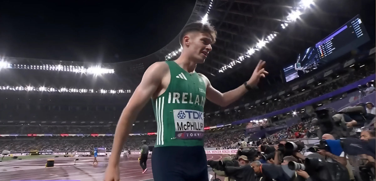 WATCH: Cian McPhillips National Record Victory to Reach World 800m Final