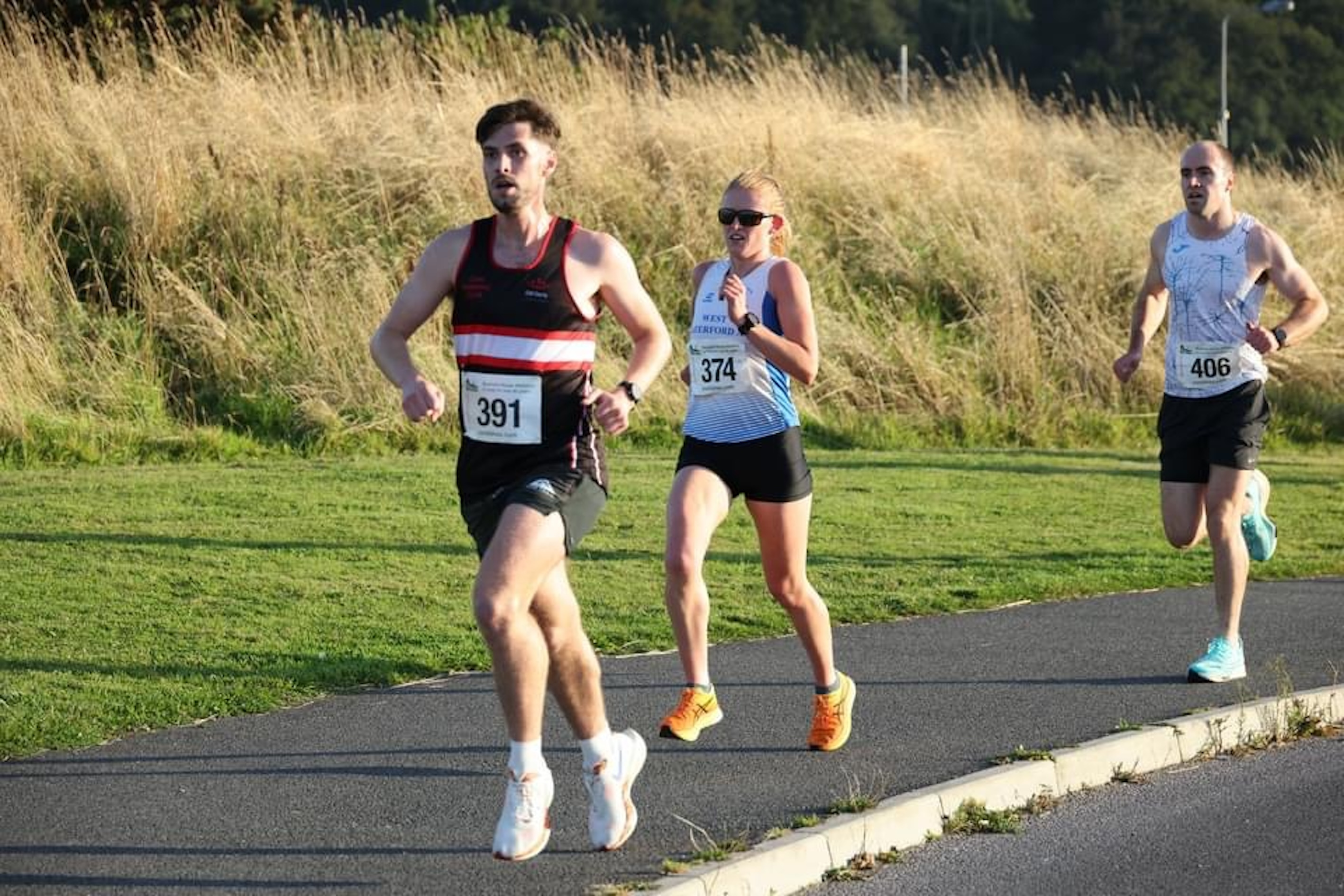 Conor Kelly in action at the BHAA Amazon 5 K Photo by Joe Murphy