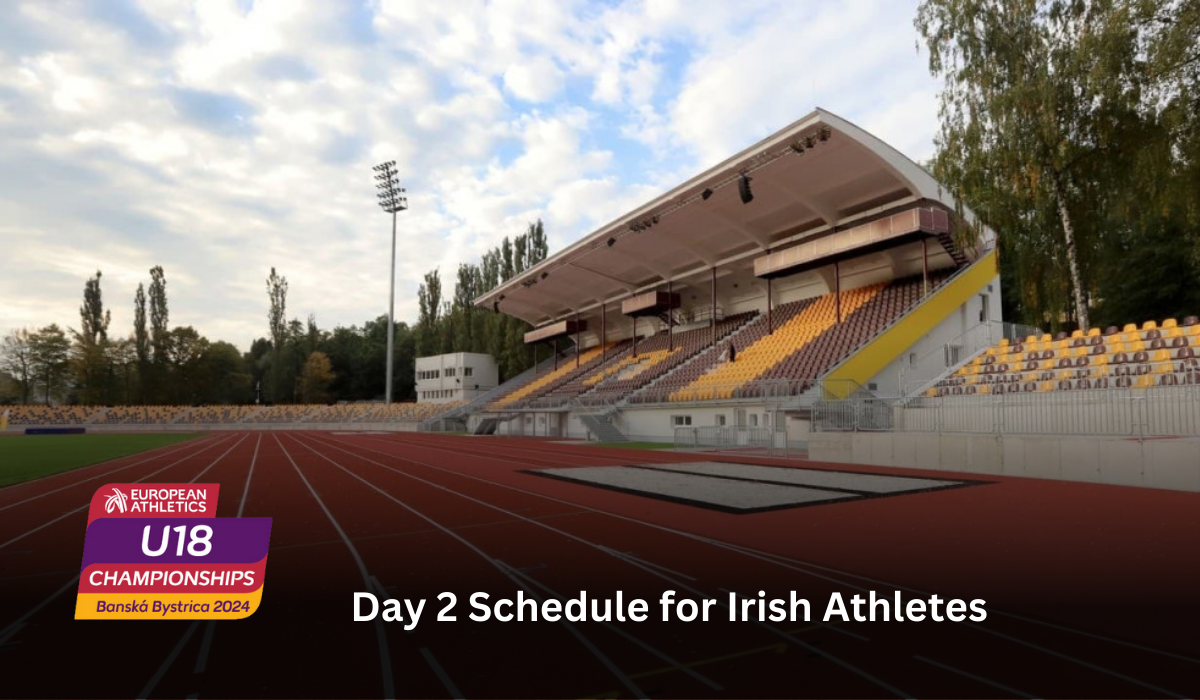 Day 2 Schedule for Irish Athletes 1