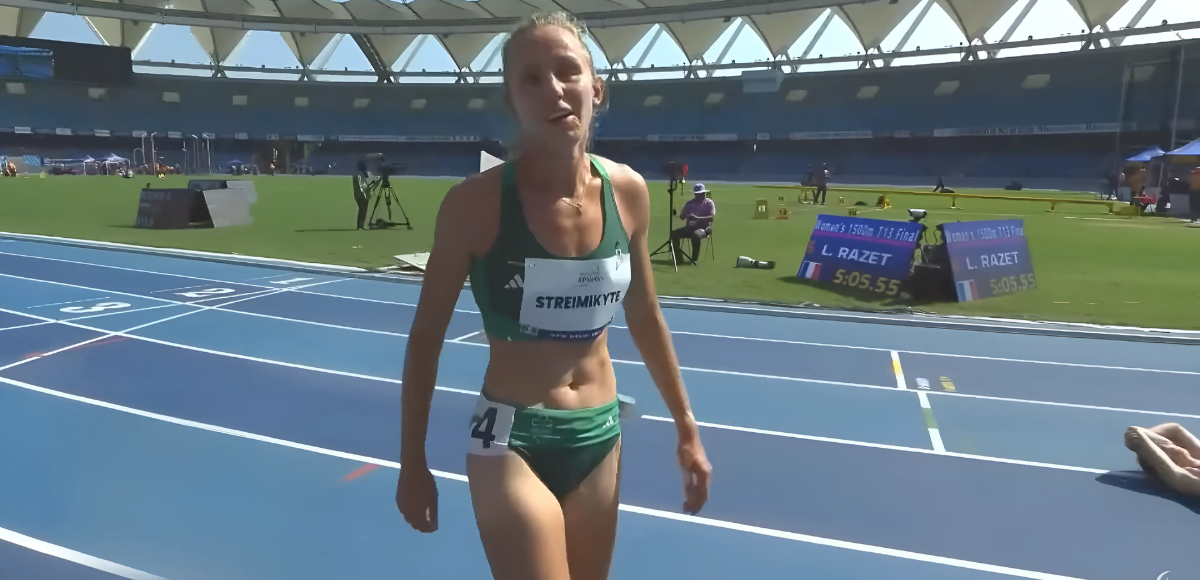 WATCH: Greta Streimikyte strikes Gold in World Para 1500m T13 Final