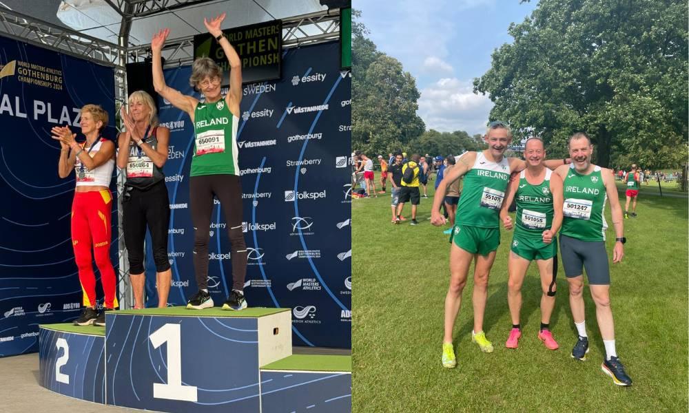 Team Ireland Add to Medal Haul at World Masters Athletics Championships in Gothenburg