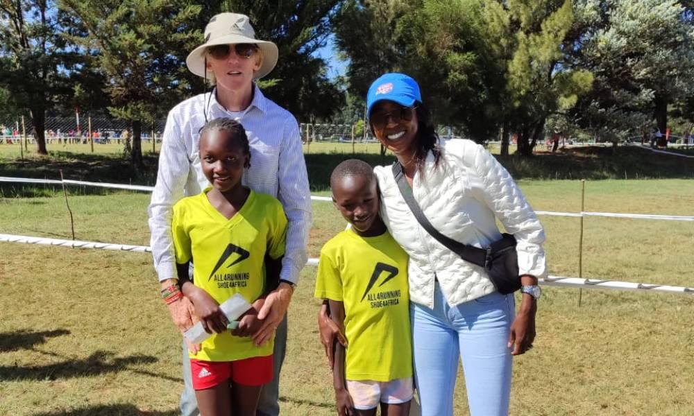 Running into Toby Tanser at the Nike Discovery Cross Country in Eldoret