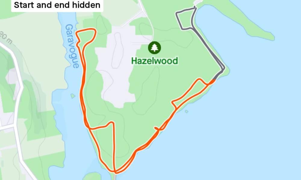 Hazel Wood route.