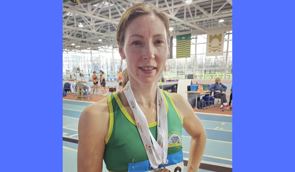 Ber Spillane Clinches Three Bronze Medals and Sets Personal Bests at 2025 National Masters Indoor Championships