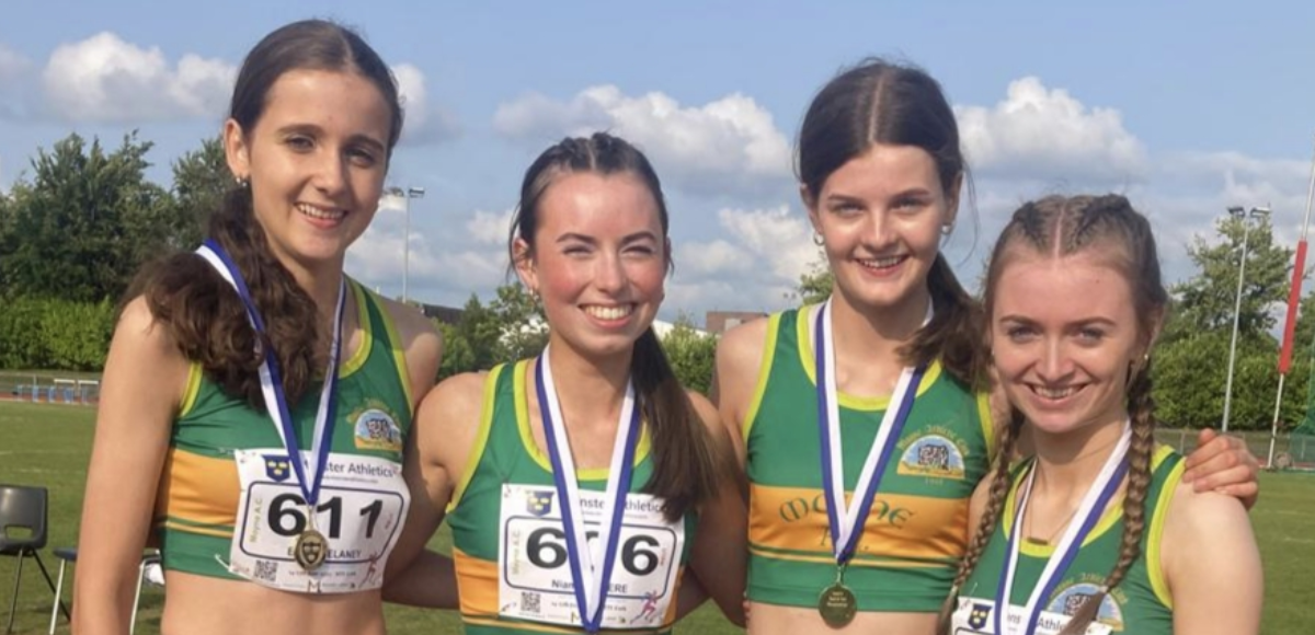 Moyne AC -Strong Performances at Munster U13–U19 Track and Field Championships