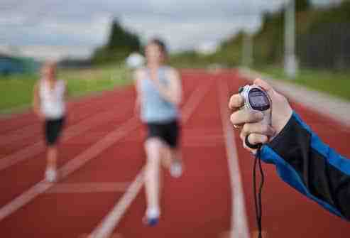 Getty rf photo of running track