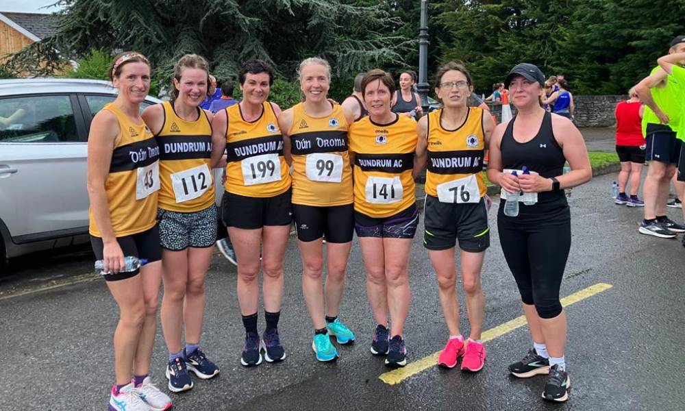 Dundrum AC's women who ran in their Coillte 10k in Dundrum.